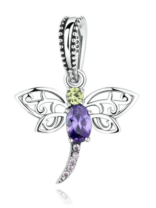 Jare 925 silver cute dragonfly charms