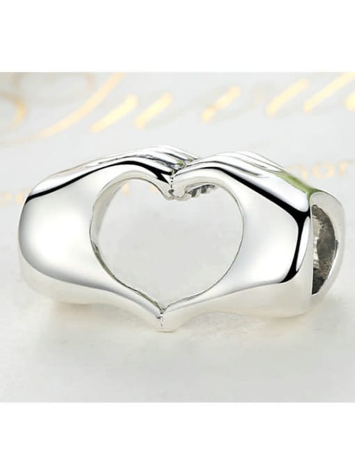 Jare 925 silver than heart charms 2