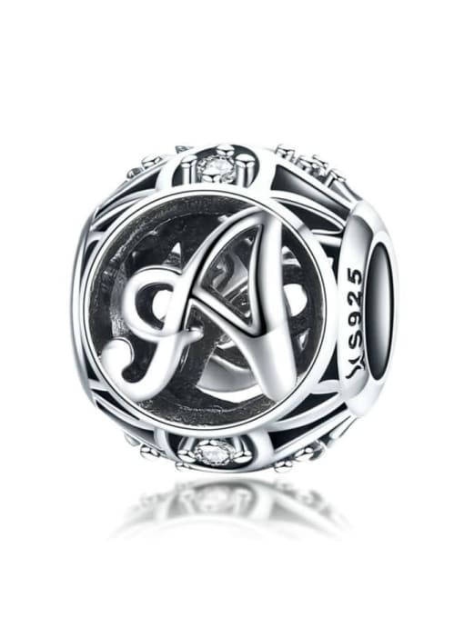 A 925 silver letter charms