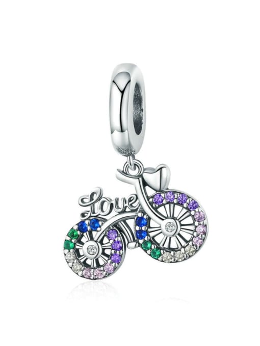 Jare 925 silver cute cycling charms 0