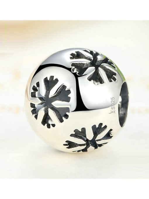 Jare 925 silver cute snowflake charms 2