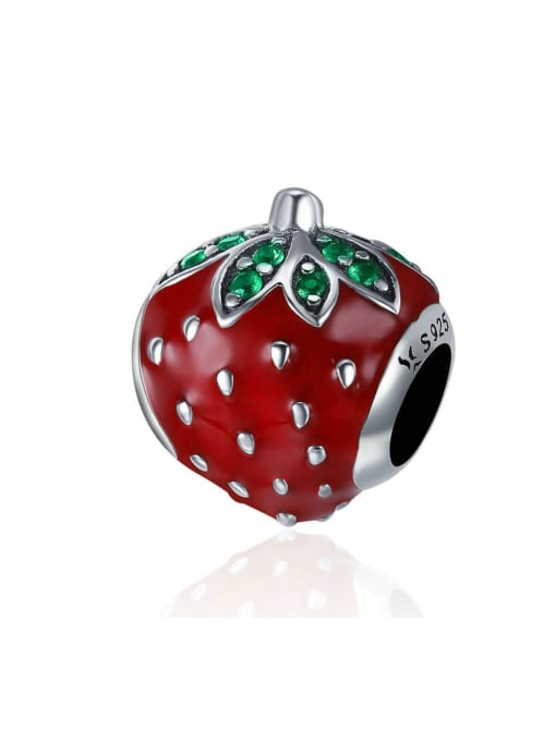 Jare 925 silver cute strawberry charms 0