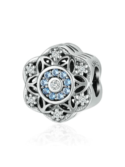 Jare 925 silver romantic snowflake charms