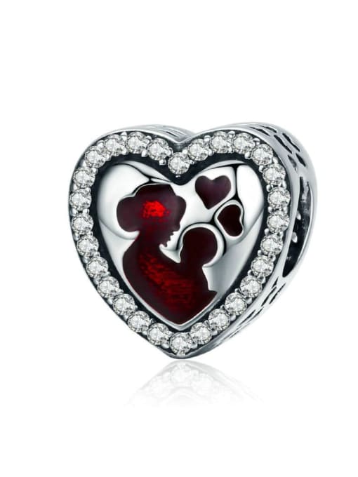 Jare 925 silver romantic heart charms 0