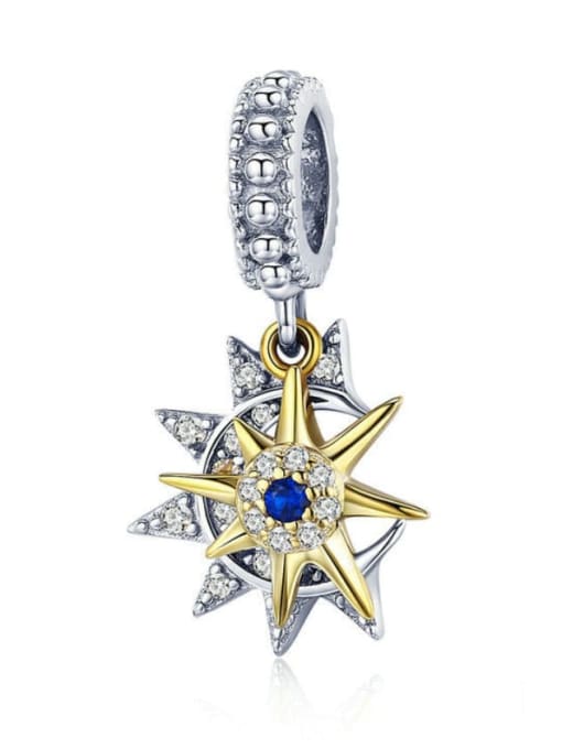 Jare 925 silver cute stars moon charms