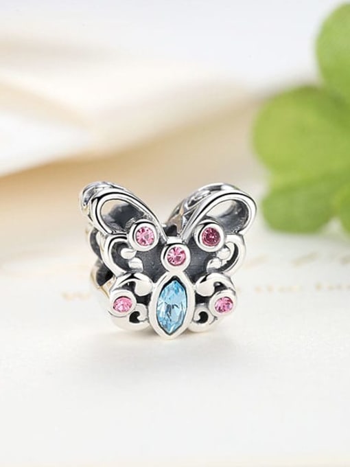 Jare 925 silver cute butterfly charms 3