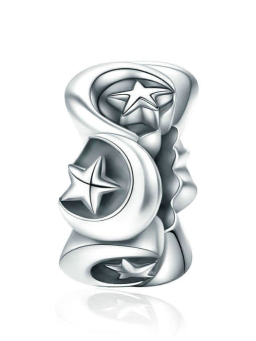 Jare 925 silver star moon charms 0