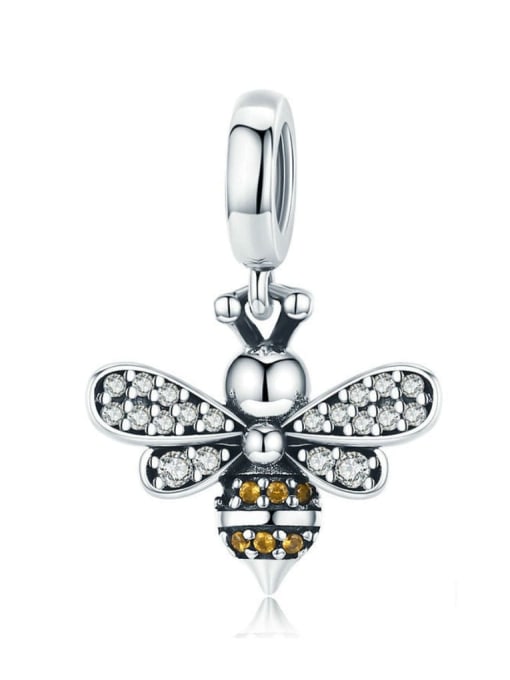 Jare 925 silver cute bee charms 0