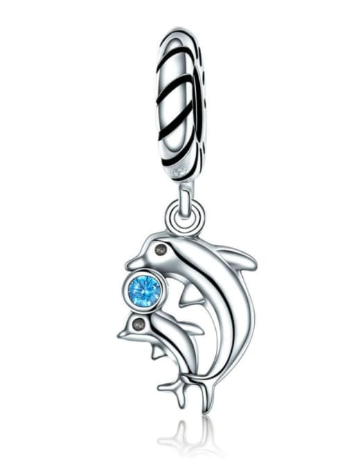 Dolphins 925 silver Marine life charms