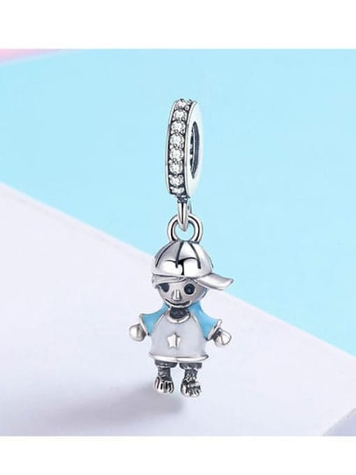 Jare 925 silver boy charms 2