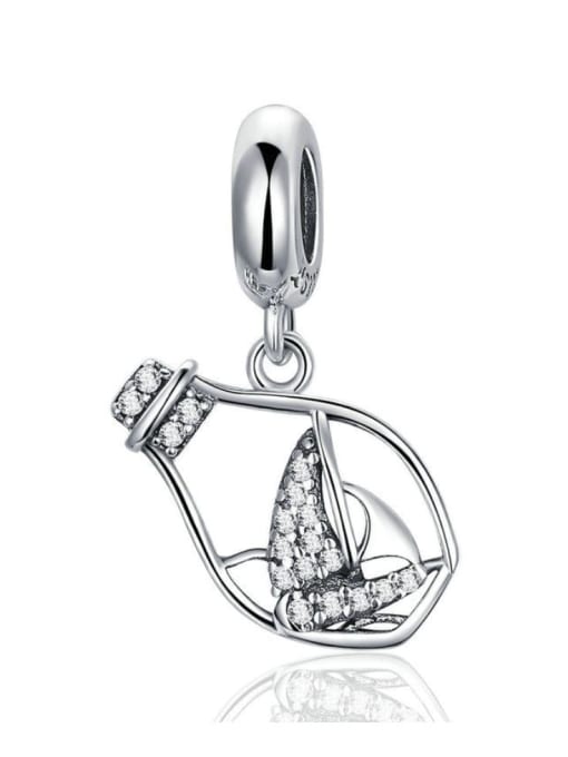 Jare 925 Silver Drift Bottle charms 0