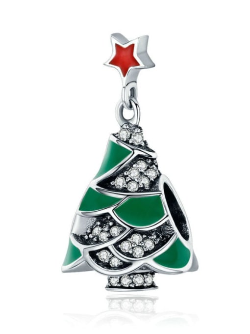 christmas tree 925 silver Christmas tree charms