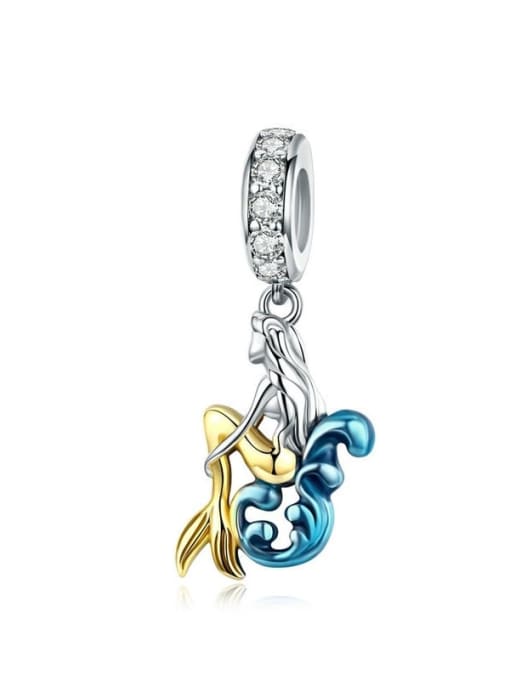 Mermaid 925 silver marine charms