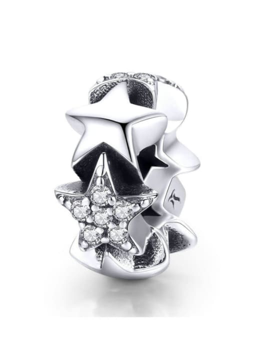 Jare 925 silver cute star charms 0