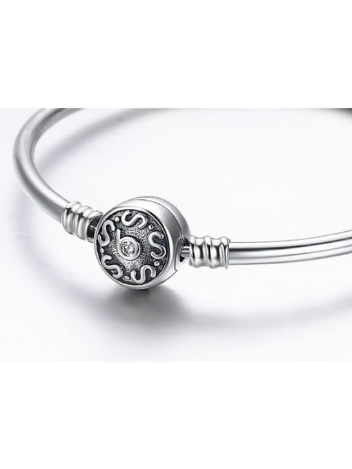 Jare 925 silver Cubic Zirconia Chain Bracelet 2