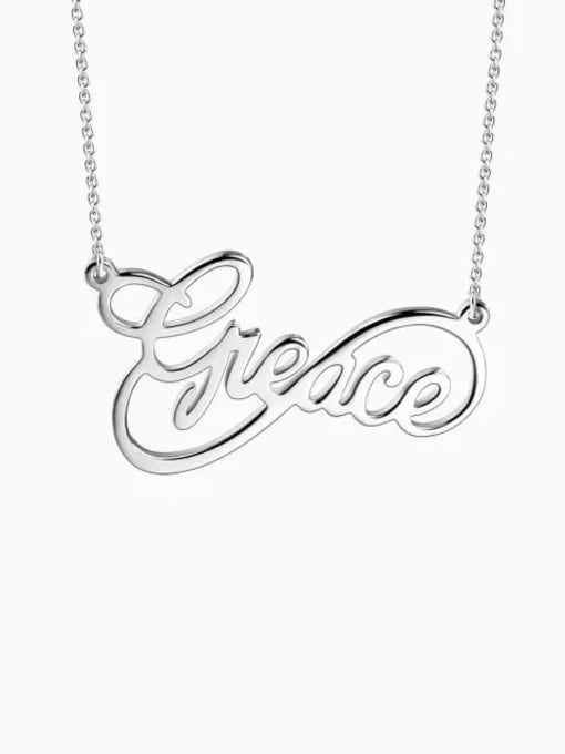 Lian Customized Infinity Style Name Necklace 0
