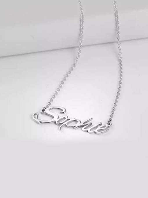 Lian "Sophie" Style Customized Personalized Name Necklace 1