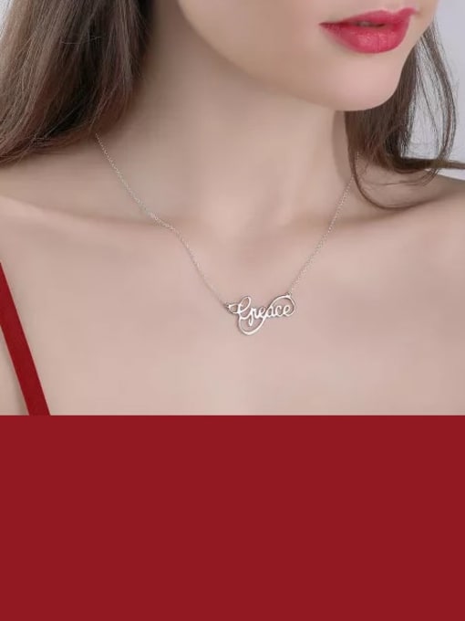 Lian Customized Infinity Style Name Necklace 1