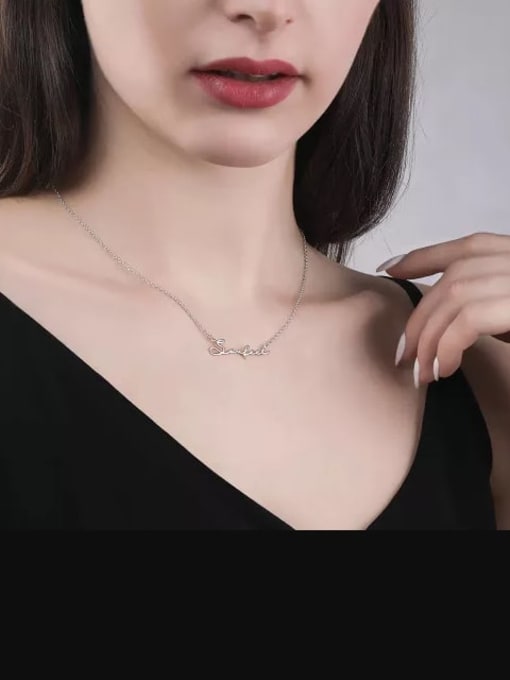 Lian Customized Signature Style Name Necklace 1
