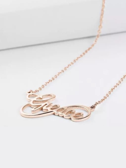 Lian Customized Infinity Style Name Necklace 2