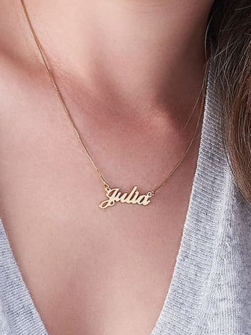 Lian Custom Julia style Name Necklaces silver 1