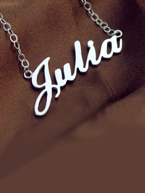 Lian Custom Julia style Name Necklaces silver 2