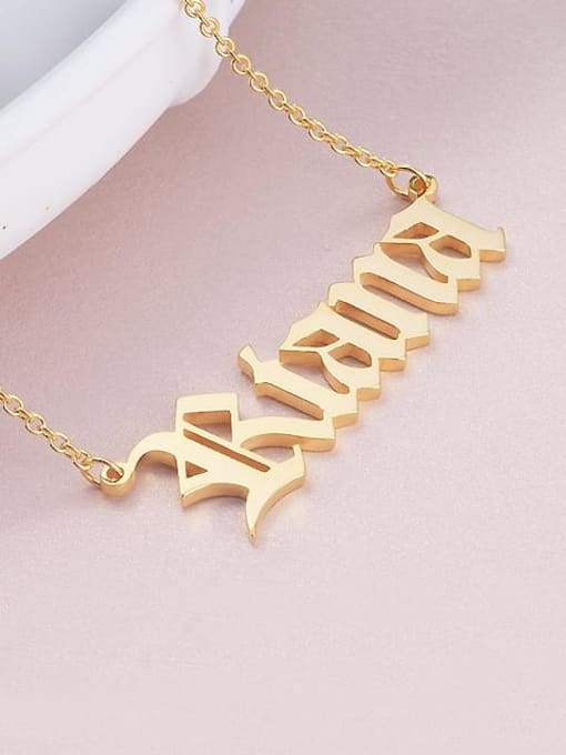Lian Personalized Old English Font Name Necklace 1