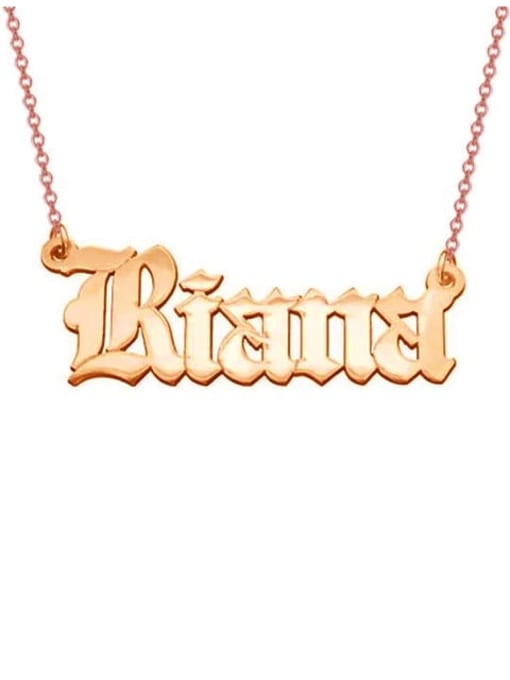 Lian Personalized Old English Font Name Necklace 2