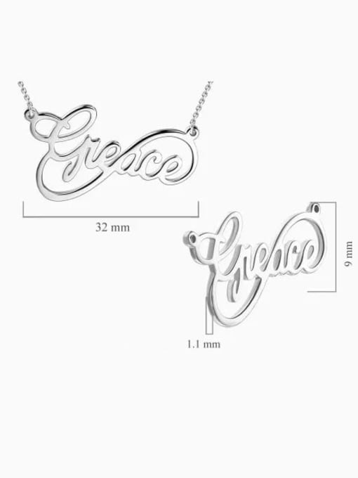 Lian Customized Infinity Style Name Necklace 3
