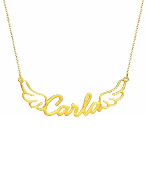 Lian personalized Angel Wings Name Necklace 0