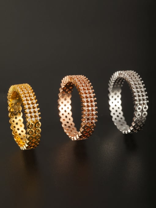 Tabora GODKI Luxury Women Wedding Dubai Copper Zircon Ring  Combination of the ring 0