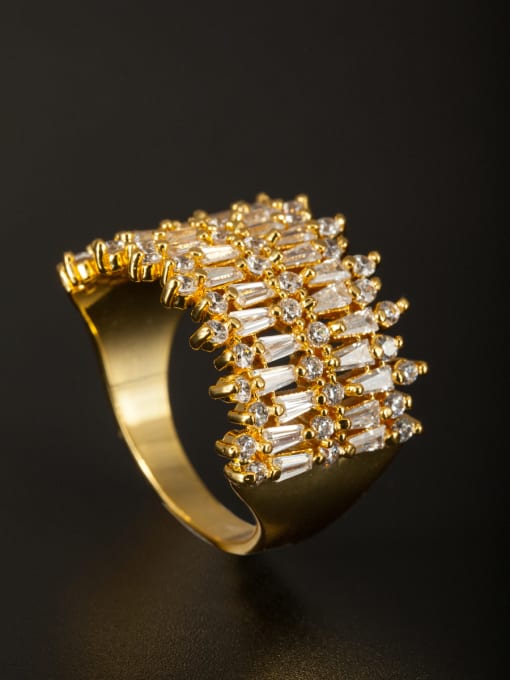 Tabora GODKI Luxury Women Wedding Dubai Model No 1000002944 Mother's Initial White Ring with Zircon