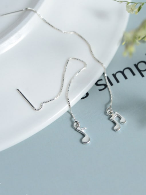  Mother's Initial Silver Drop drop Earring with Personalized 0