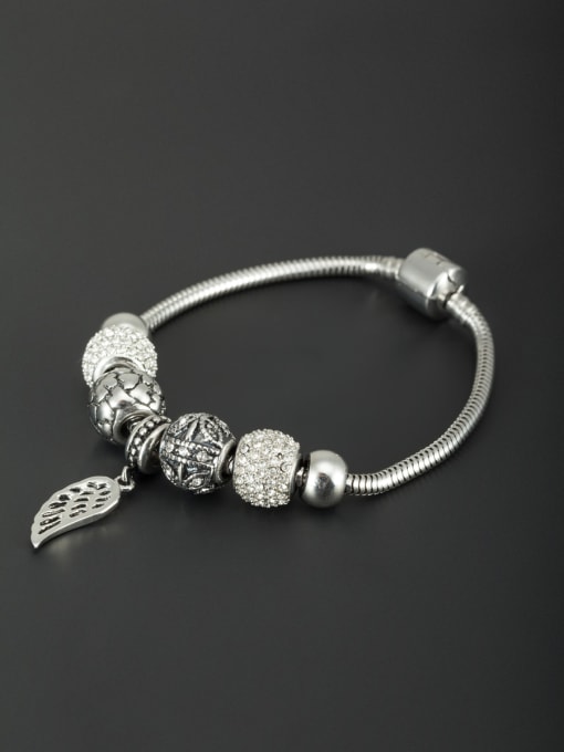 YAZ Charm Fashion Stainless steel Charm Bracelet 0