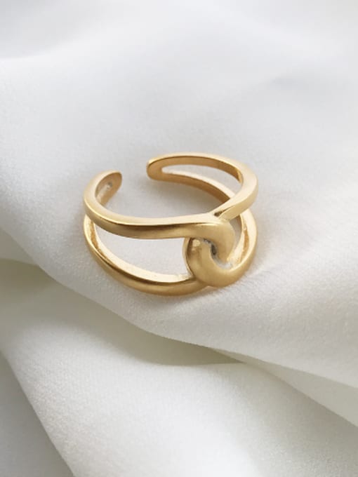 MINI STUDIO Gold Personalized Youself ! Gold Plated Silver  Band band ring 0