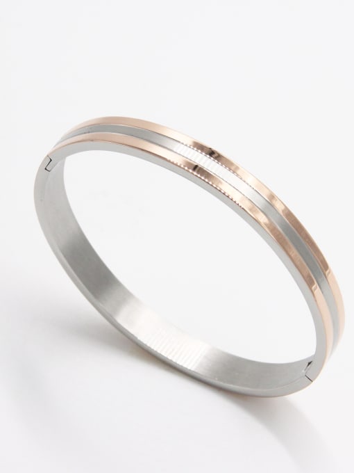 YUAN RUN The new  Stainless steel   Bangle with Multicolor  63MMX55MM