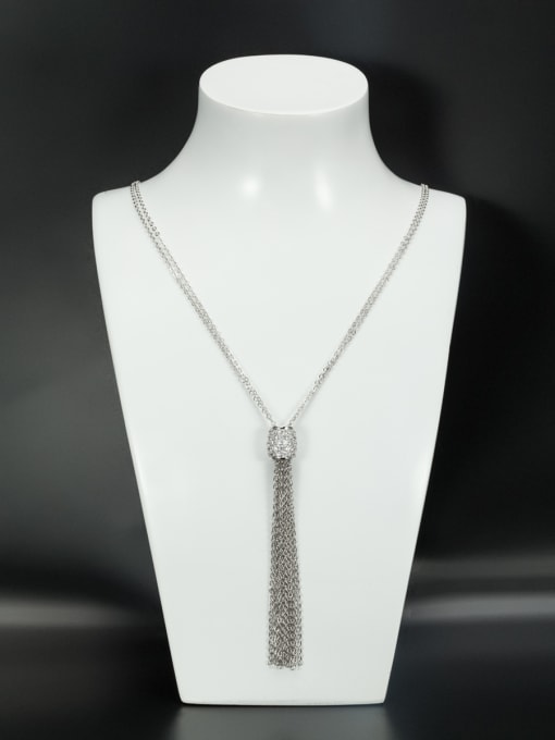 Lauren Mei Platinum Plated chain  Beautiful Necklace 0