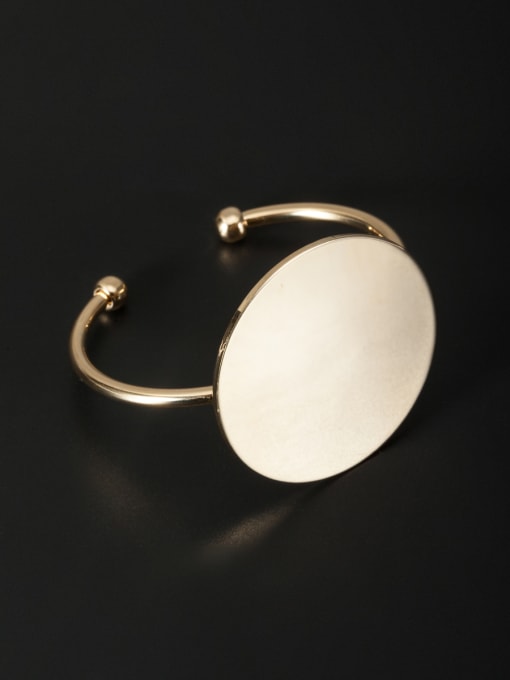 Cubic Y80 Gold Plated Round Gold Beautiful Bangle 0