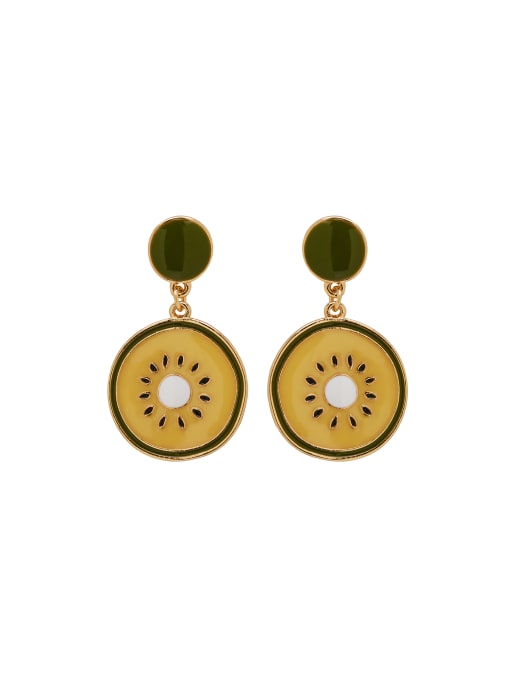 Ai Feng Multicolor Personalized Youself ! Gold Plated Zinc Alloy  Drop drop Earring 0