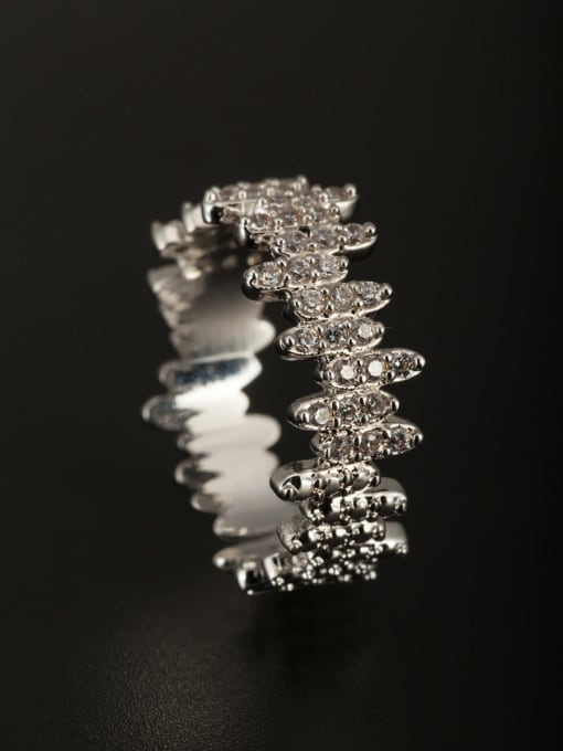 Tabora GODKI Luxury Women Wedding Dubai New design Copper Zircon Ring in Multicolor color  Combination of the ring 1