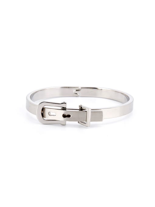 David Wa A Silver-Plated Titanium Stylish  Bangle Of Personalized 0