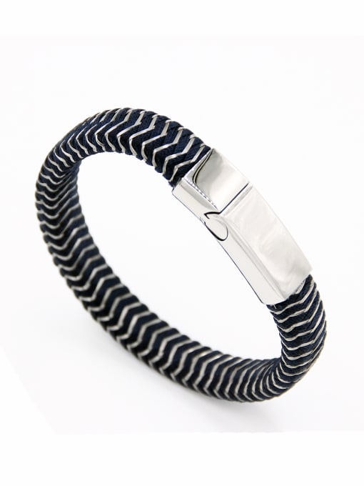 Dianna XIN Custom Navy  Bracelet with Stainless steel 0