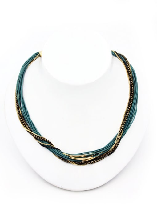 Lang Tony New design Gold Plated Copper  Choker in Multi-Color color
