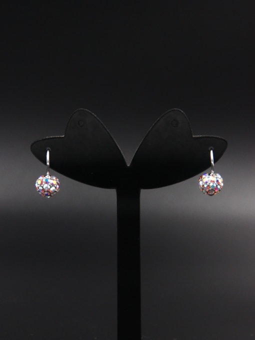 LB RAIDER Model No OXB847162B Round style with Platinum Plated Zircon Drop drop Earring 0