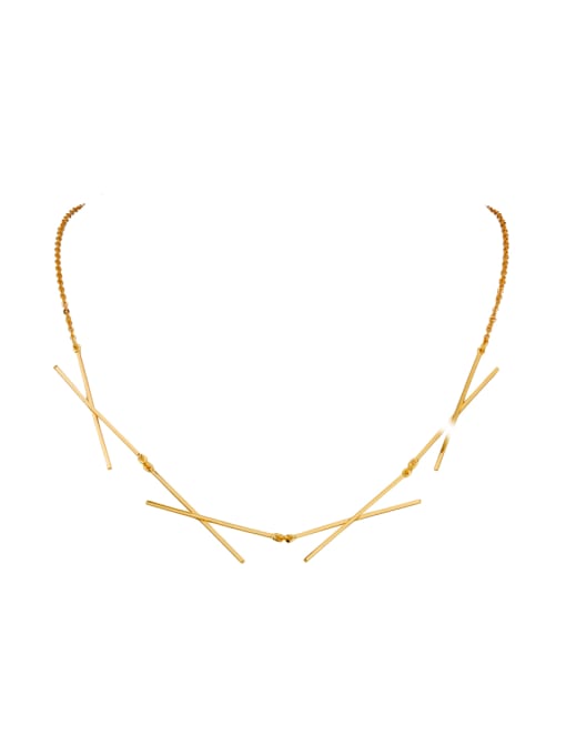 Lang Tony Gold Plated Copper Gold Beautiful Necklac