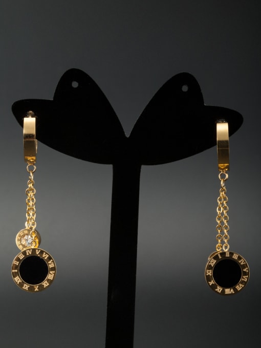 Jennifer Kou Blacksmith Made Stainless steel Round Drop drop Earring 0