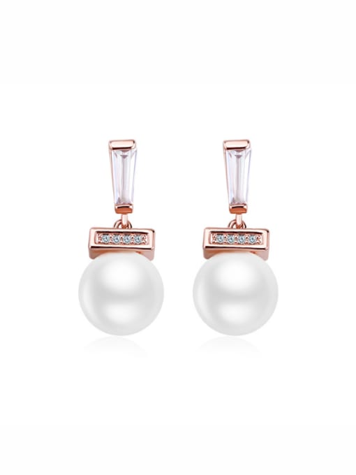 OUXI Temperament Personality Pearl Stud drop earring 0