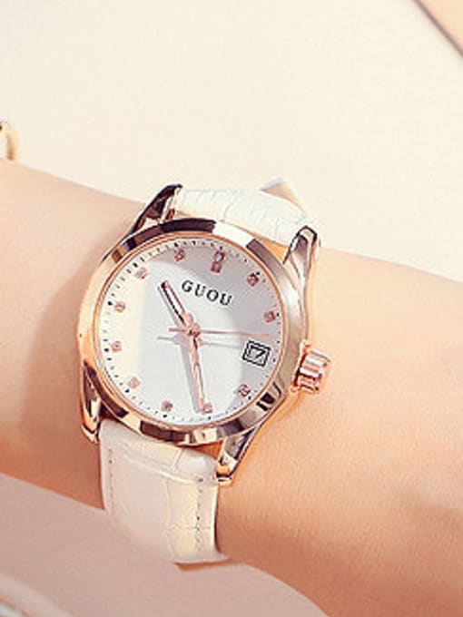 GUOU Watches GUOU Brand Simple Round Watch 2
