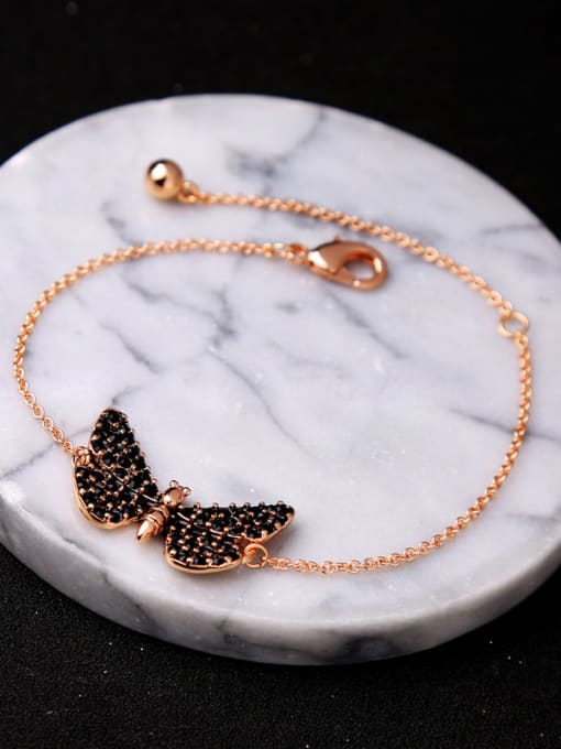 KM Elegant Butterfly Accessories Simple Style Women Bracelet 2