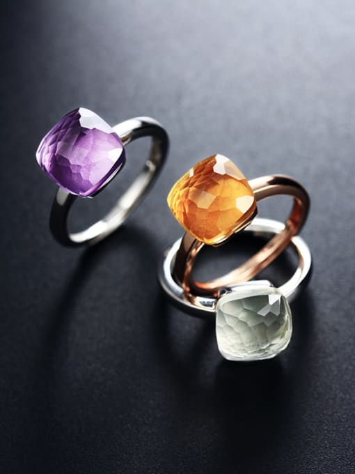 Deli Simple Crystal Ring 3